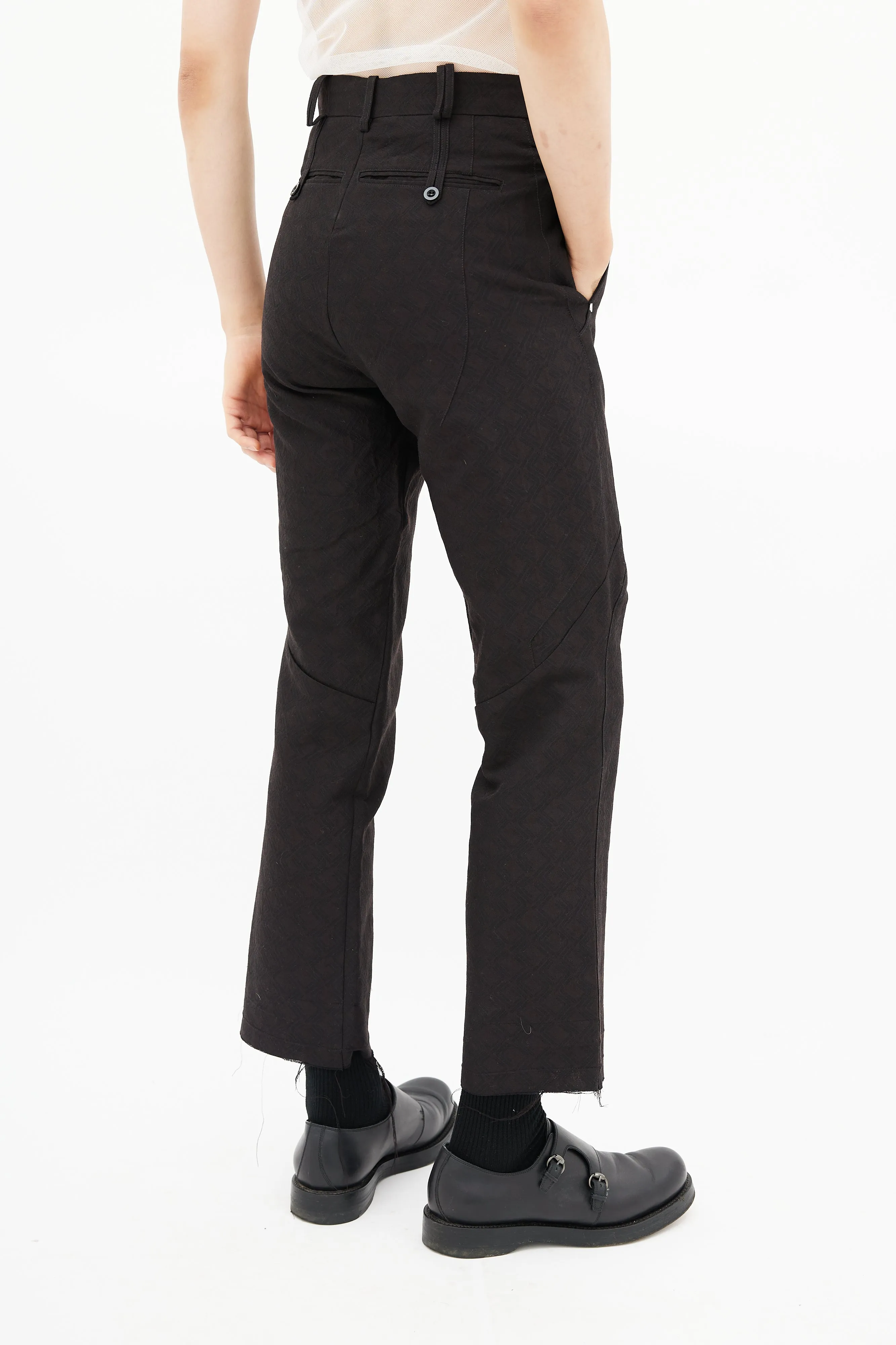 2021 Brown Somnium Wool Apron Trouser