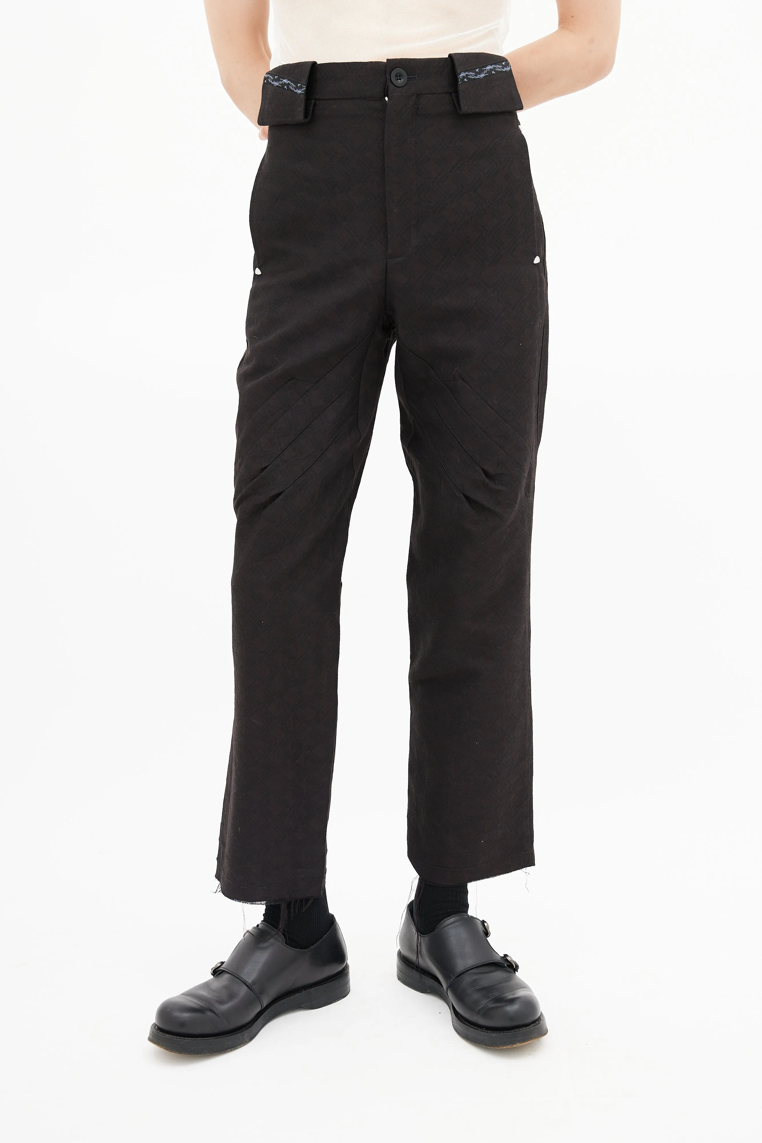 2021 Brown Somnium Wool Apron Trouser