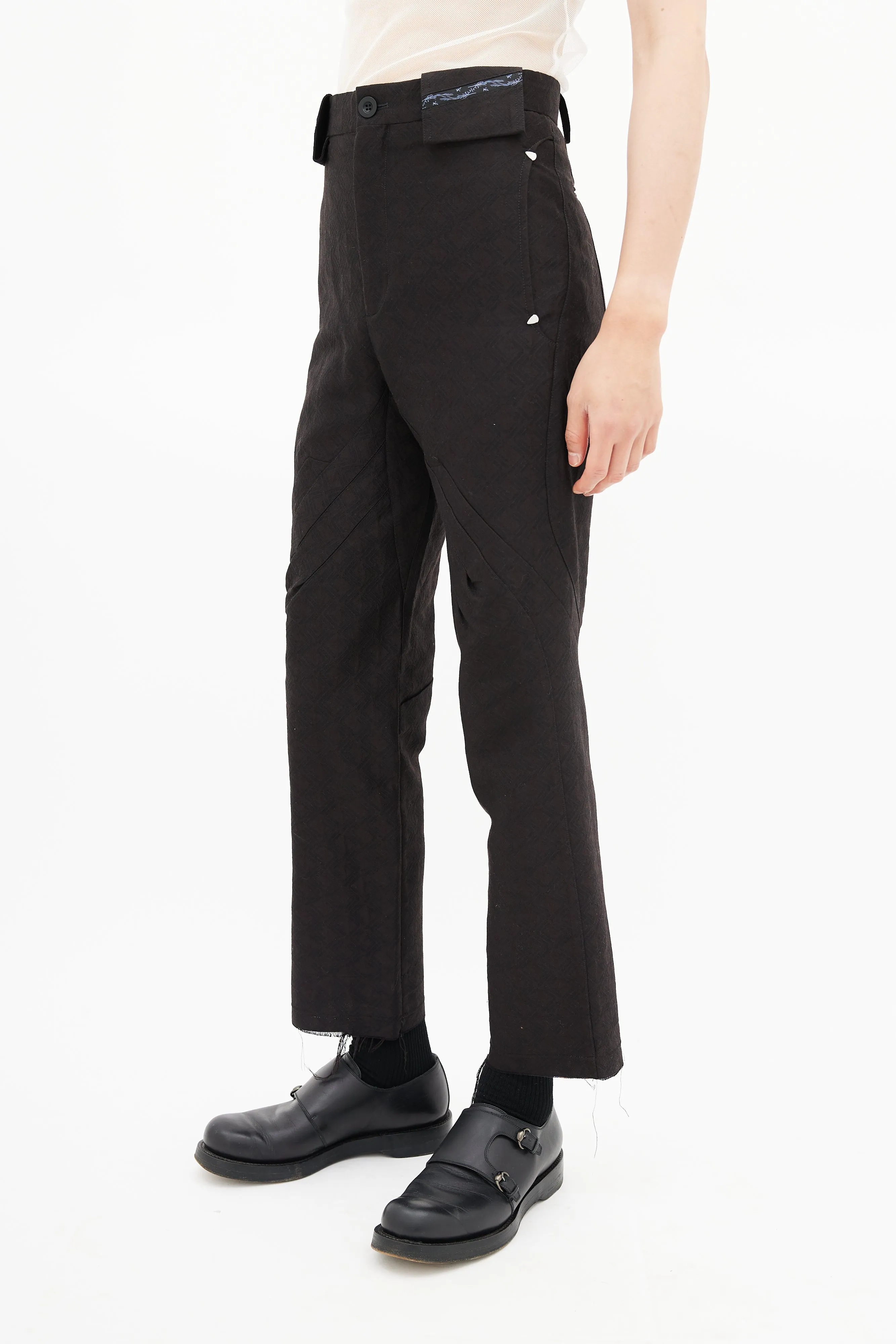 2021 Brown Somnium Wool Apron Trouser