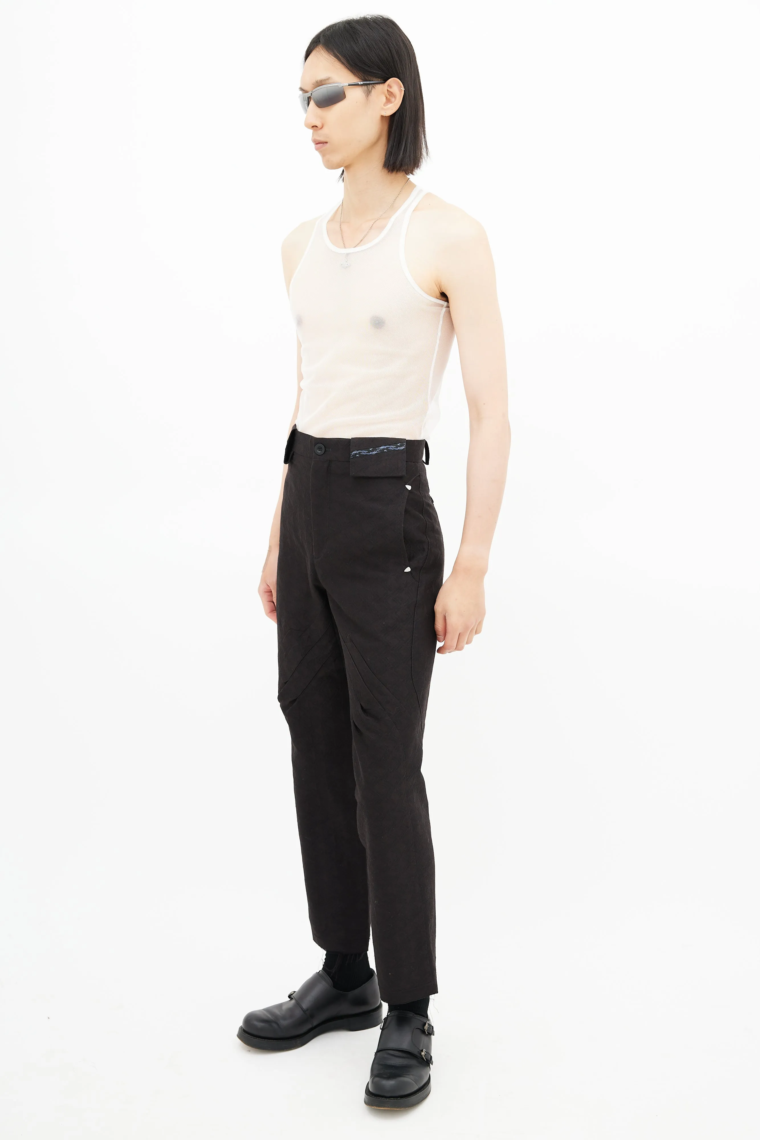 2021 Brown Somnium Wool Apron Trouser