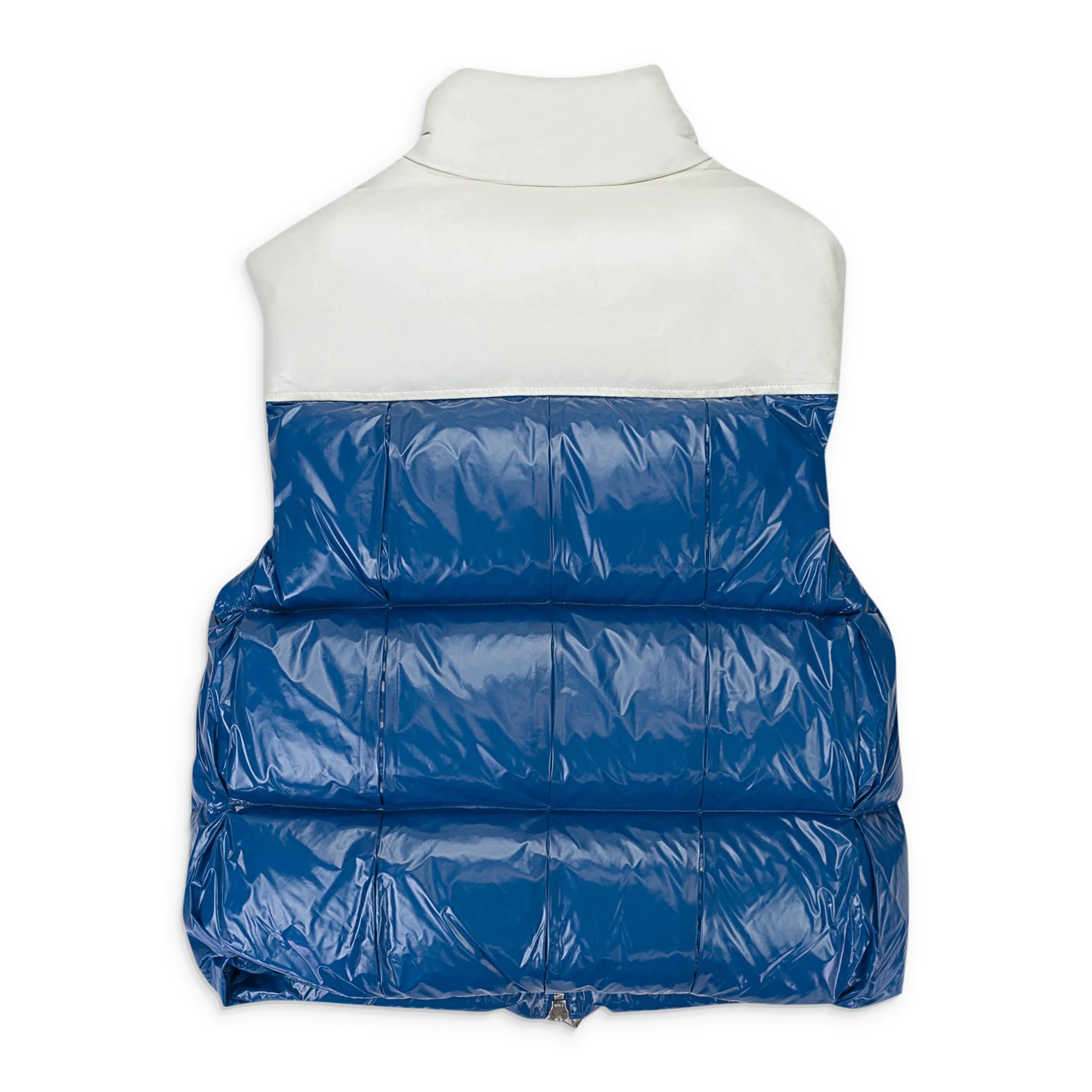 Bottega Veneta Puffer Vest - White/Blue