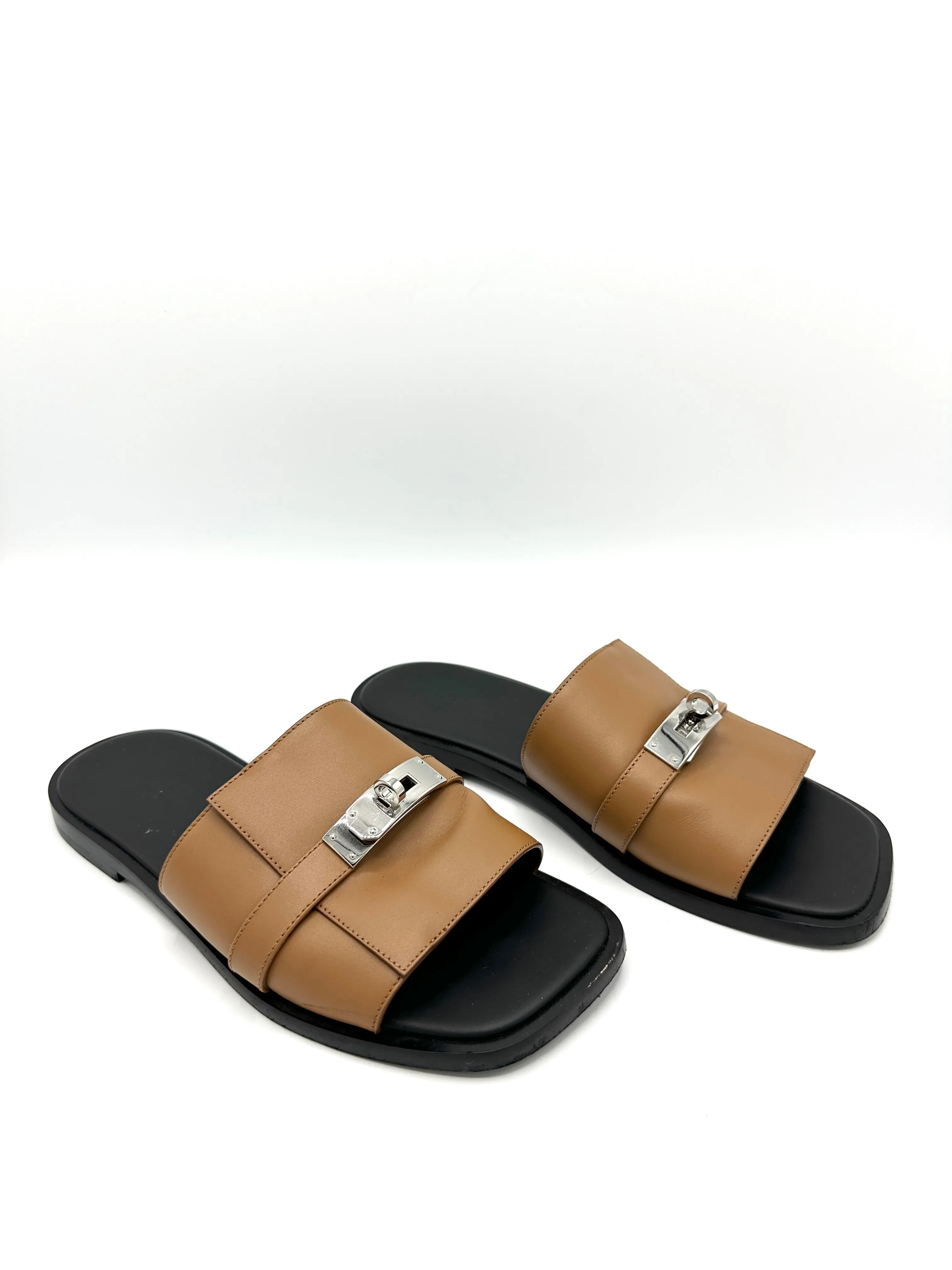 Gold/Black Gabriel Sandals