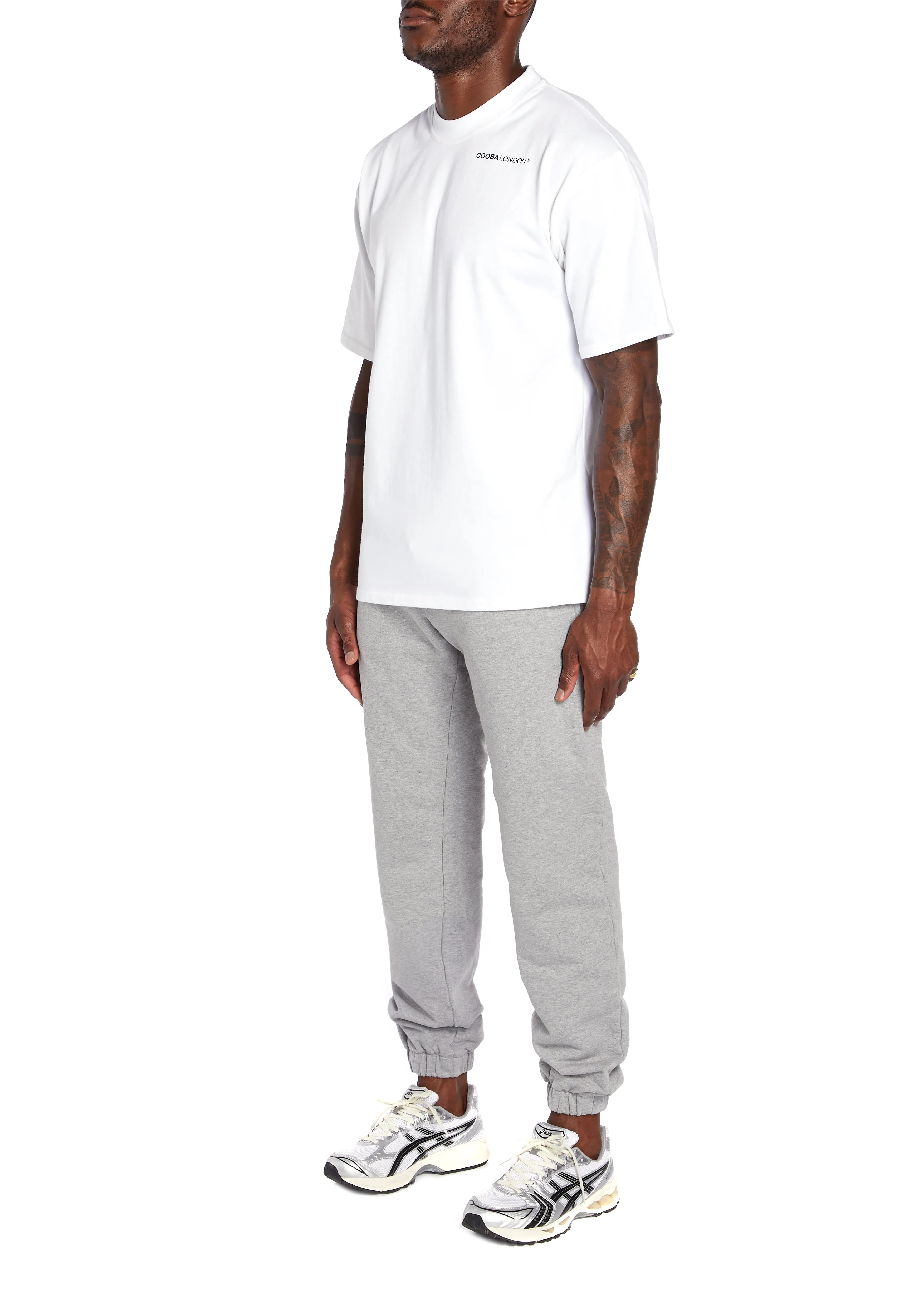 Grey Marl Cuffed Jogger