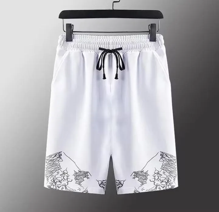 Men's Ice Silk Thin Shorts Outerwear Casual Sports Fitness Half-length Pants   S9349064