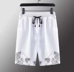 Men's Ice Silk Thin Shorts Outerwear Casual Sports Fitness Half-length Pants   S9349064