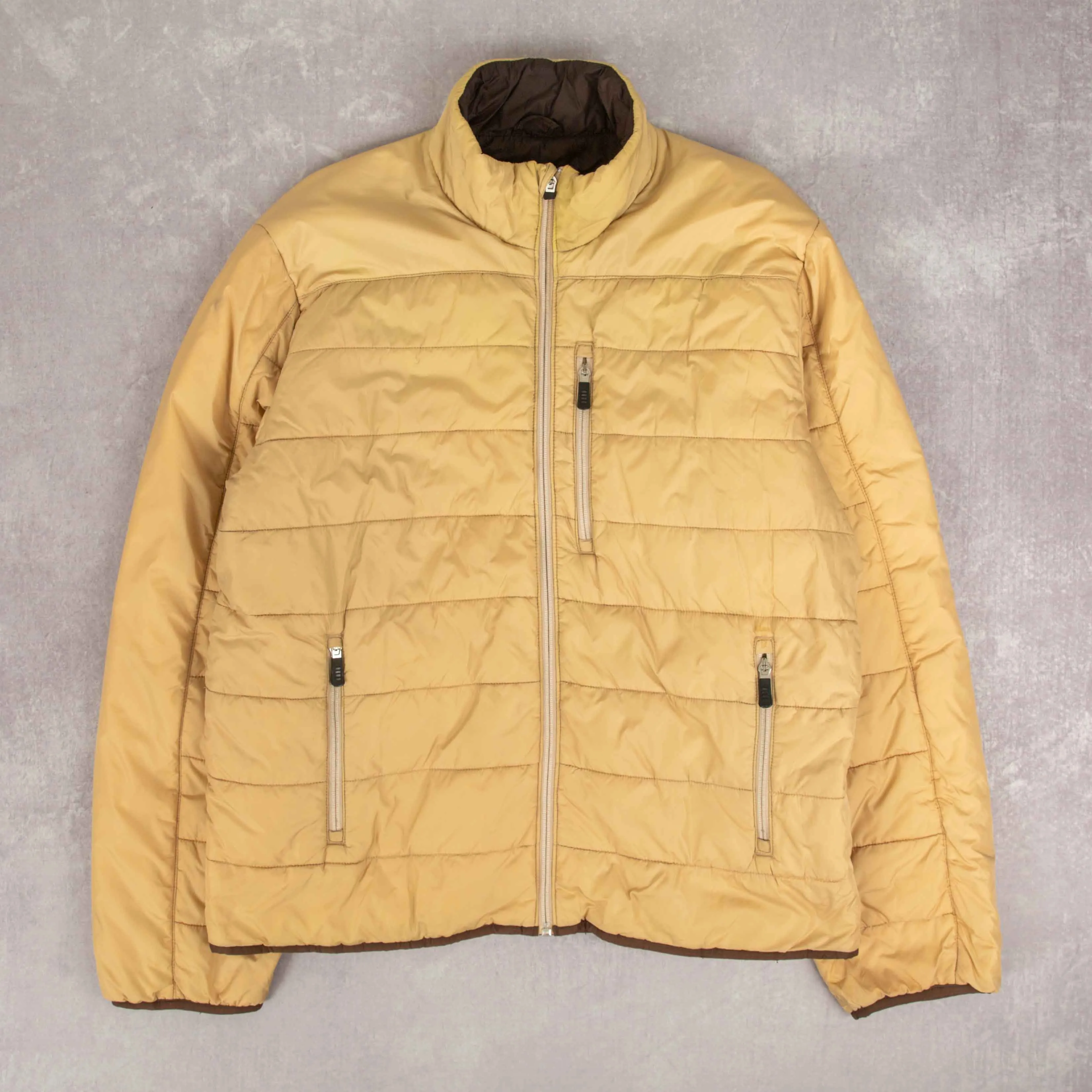 MEN'S VINTAGE PADDED PUFFER JACKET - LARGE