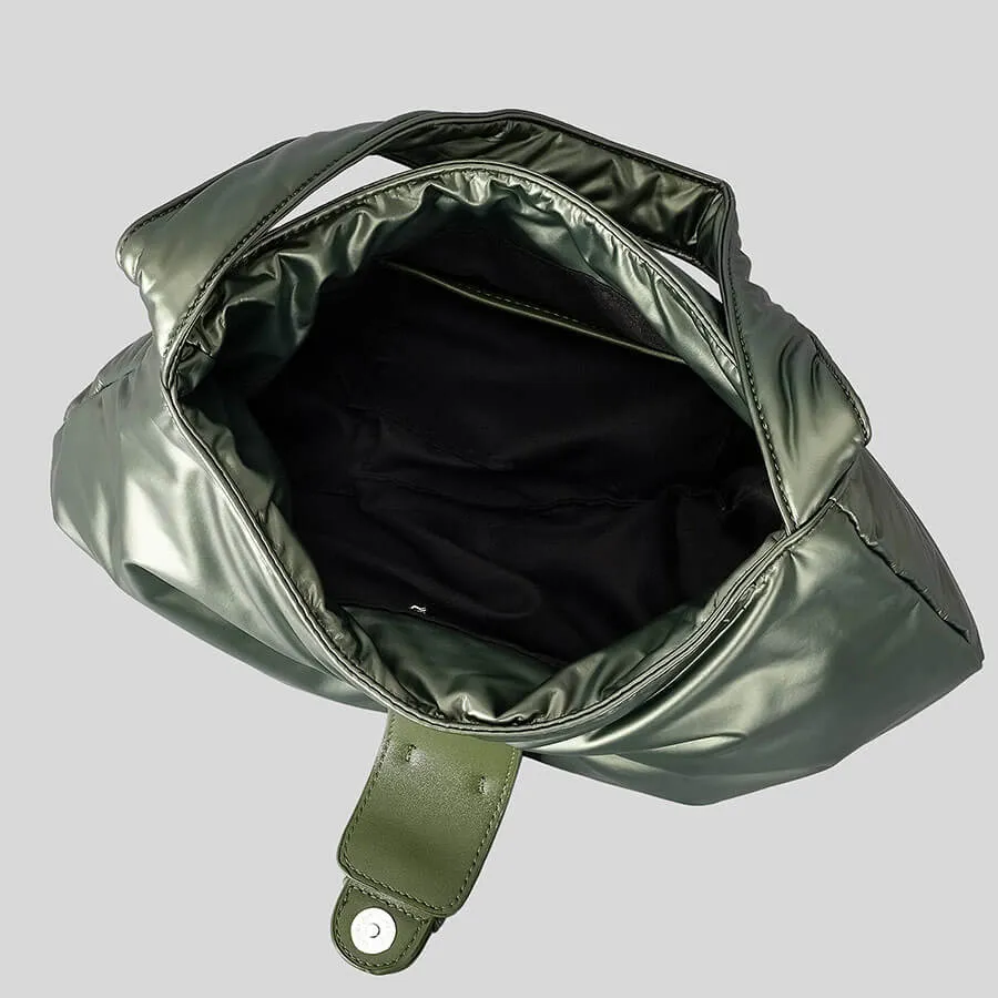 Pleated Underarm Puffer Shoulder Bag - Showtown